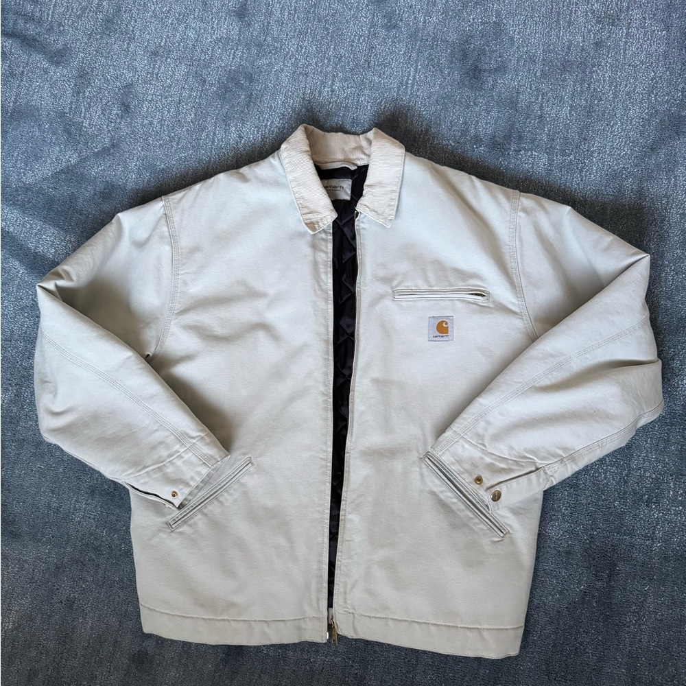Carhartt Men's Light Beige Work Jacket